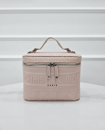 Dior Cannage Travel Vanity S5480VREY Pink 150783667 [P]