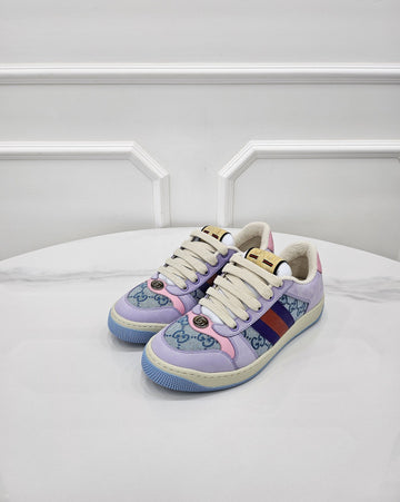 Gucci Screener Purple Multi Sneakers 741575 36 152927426 [P]