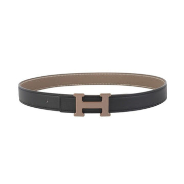 Hermes Marron Glacé H Buckle Reversible Belt Size 70 Z 37490-1 158266233 [P]