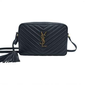SAINT LAURENT ル カメラバッグ マトラッセ シェブロン キルティング レザー カメラバッグ ショルダーバッグ クロスボディ バッグ 158279720 [P]