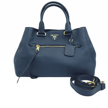 Prada Vitello Daino Grain Leather Tote Bag Shoulder Bag Crossbody Bag 12345 158279731 [P]