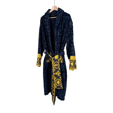 Versace Men's I Love Baroque Belt Shower Bathrobe Gown Blue L 12345 158279924 [P]