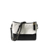CHANEL Gabrielle Hobo Bag Shoulder Bag Large White Black A93824 158279920 [P]