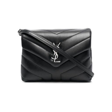 SAINT LAURENT ミニクロスバッグ ブラック シルバー 678401 DV706 1000 29832687 [P]