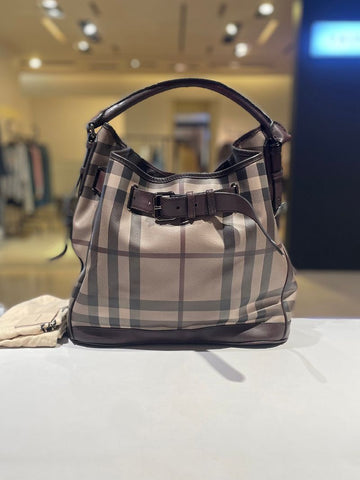Burberry Check Shoulder Bag with Belt 3786568 158298026 [P]
