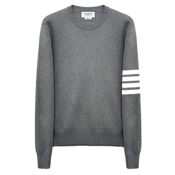 Thom Browne 26SS Diagonal Band Milano Stitch Knit Grey MKA202A 035 158298235 [P]