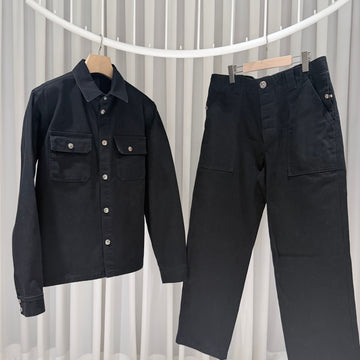 Chrome Hearts Black Denim Jacket and Pants Set (A Grade, L, 34) 158299441 [P]
