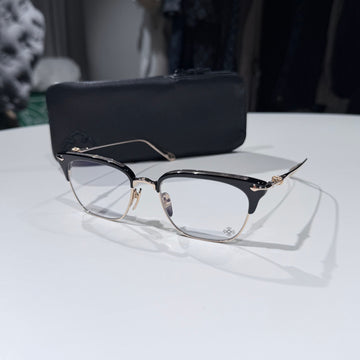 Chrome Hearts Sluntridiction Gold Black Eyewear 54 158299570 [P]
