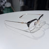 CHROME HEARTS Slunträdiktion Brille Gold Schwarz 54 158299570 [P]