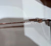 CHROME HEARTS Slunträdiktion Brille Gold Schwarz 54 158299570 [P]