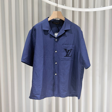 Louis Vuitton Embroidered Summer Short Sleeve Shirt Jacket 158299604 [P]