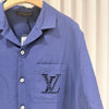 LOUIS VUITTON (A-Grad/XXL) / Sommer kurzärmliges Hemdjacke mit gesticktem Logo 158299604 [P]