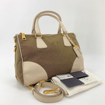 PRADA Jacquard Tote- und Schultertasche 158306171 [P]