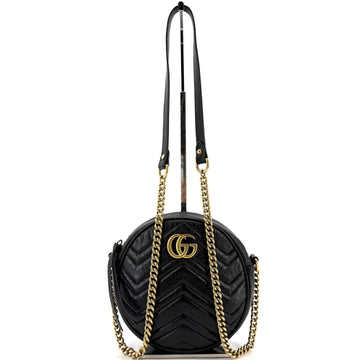 GUCCI Matelassé Rund-Crossbody Tasche 550154 158306824 [P]