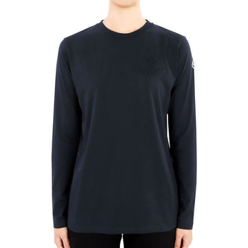 MONCLER Kids Emblem Logo Langarm T-Shirt (Navy) 8D00005 83907 778 12,14A 111112098 [P]