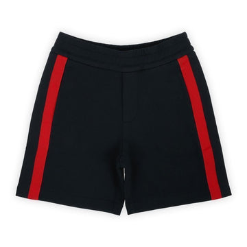 MONCLER モンクレール キッズ バックパッチ トレーニング ショートパンツ (ネイビーブルー) 8H00012 809AG 778 76540860 [P]