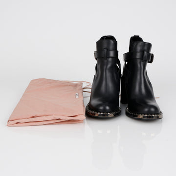 MIU MIU スタッズアンクルブーツ 157299236 [P]