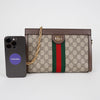 GUCCI Ophidia GG Kleine Schultertasche Braun 157797537 [P]