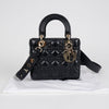 DIOR Klein Leder Damen Tote Bag Schwarz 158090206 [P]