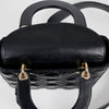 DIOR Klein Leder Damen Tote Bag Schwarz 158090206 [P]