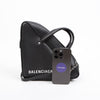 BALENCIAGA Leder Dreiecks Duffel Schultertasche Schwarz 157895427 [P]
