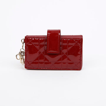 Dior Lady 5-Pocket Patent Cannage Calfskin Red 157911280 [P]
