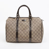 GUCCI Boston Tasche aus beschichtetem Canvas in Dunkelbraun 158155371 [P]