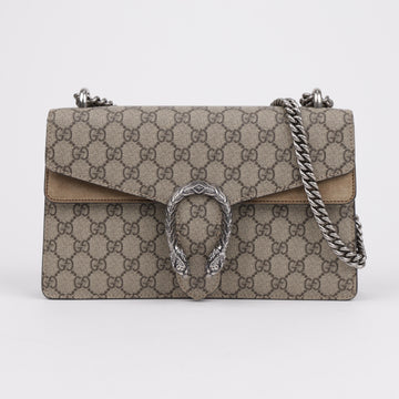 GUCCI Dionysus GG Supreme kleine Kette Schultertasche Sand 157796299 [P]