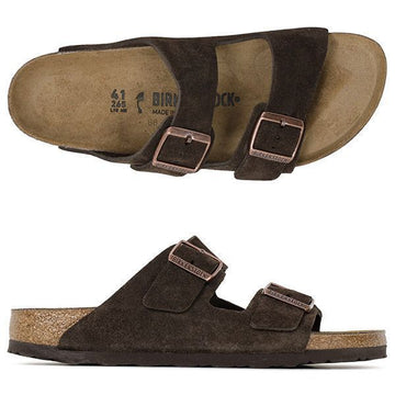 BIRKENSTOCK Moka Arizona Wildleder Slide Sandalen 1027083 157831363 [P]