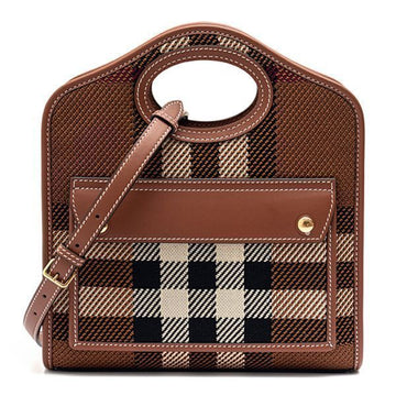 BURBERRY ミニニットチェックポケットバッグ 40314653 [P]