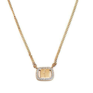 Salvatore Ferragamo Pendant Necklace 76-0227 GOLD 717141 28098001 [P]