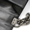CHANEL Black Leather Boy Bag Medium Shoulder Bag 158313737 [P]