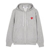 Comme Des Garcons Hooded Zipper Jacket with Red Heart Patch T168 051 158313796 [P]