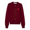 COMME DES GARCONS レッドハート ワッペン カーディガン 158313802 [P]