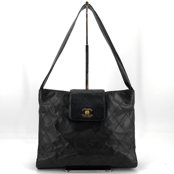 CHANEL Vintage Lammleder gesteppte Schultertasche 158314014 [P]