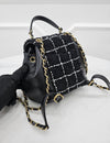 CHANEL ウール ツイード ブラック インナー チップ AS4493 158314573 [P]