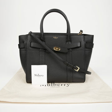 Mulberry Bayswater Zip Small Classic Tote Bag Black 157970979 [P]