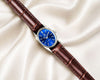 OMEGA Geneve Damenhandaufzug Mini Lederuhr 158315731 [P]