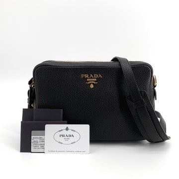 PRADA ダブルジッパーカメラバッグクロスバッグ 1bh079 158316185 [P]