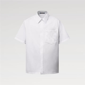 LOUIS VUITTON Monogram Pocket Kurzarm-Shirt 1AHVYP 158322415 [P]