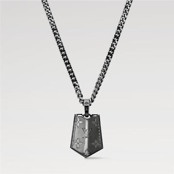 LOUIS VUITTON Tag Pendant M03337 / Kette 158322438 [P]