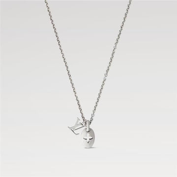 Louis Vuitton Monogram Flower Pendant M04393 / Necklace 158322473 [P]