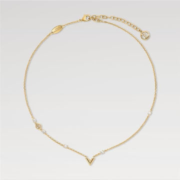Louis Vuitton Essential V Strass PM Necklace M04236 158322948 [P]