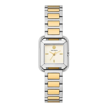 TORY BURCH The Kira Quadratische Damenmetallarmbanduhr TBW6021 146712619 [P]