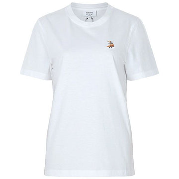 Maison Kitsune Regular T-Shirt White Dreaming Fox 26SS QW00109KJ7026 P100 158331414 [P]