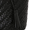 DRAGON DIFFUSION Doppel-Jump-Crossbody aus schwarzem Büffelleder 26SS 8838 155380310 [P]