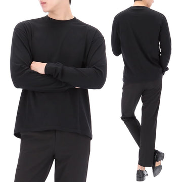 AURALEE Langarmshirt ohne Naht A00T02ST SCHWARZ 158332040 [P]