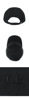 CP Company Men's Gabardine Embroidered Logo Baseball Cap 155100304 [P]