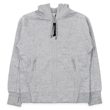 CP Company Men's Lens Wappen Diagonal Zip-Up Jacket (Gray) RCCMSS716A 005086W M94 151251086 [P]