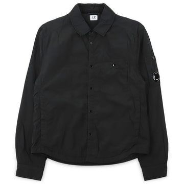 CP COMPANY Herren Linsenschild Chrom-R Overshirt (Schwarz) 20CMOS056A 005904G 999 151205799 [P]
